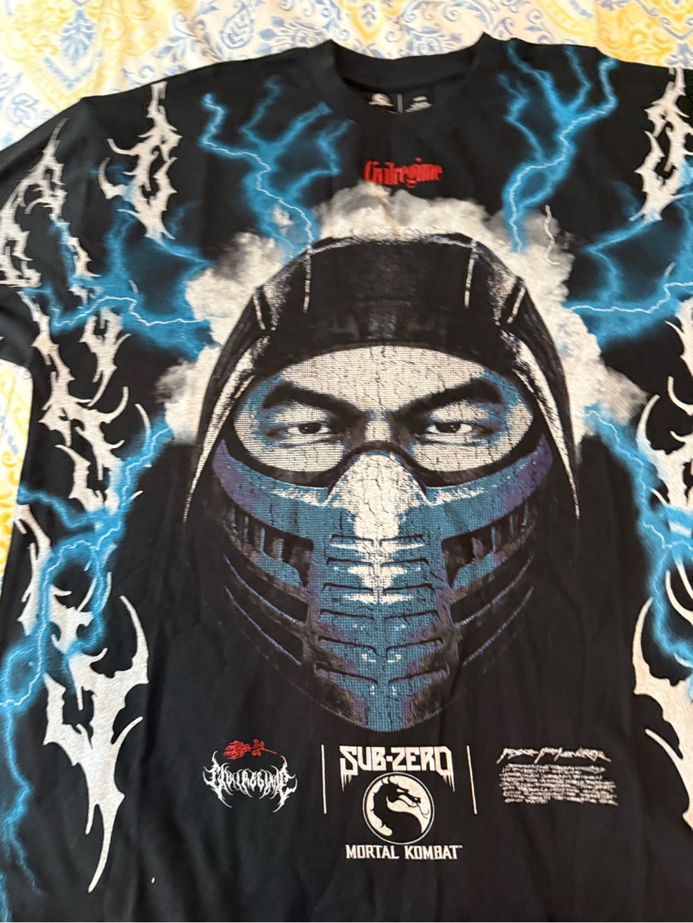 Civil Regime Mortal Kombat Sub-Zero Graphic Tee - Black & Blue